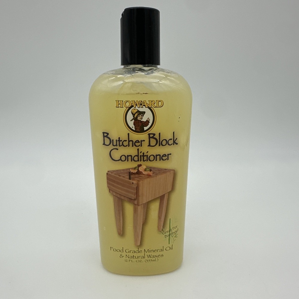 Howard Products Butcher Block Conditioner‎ and Oil Food Grade - 12 Fl Oz New